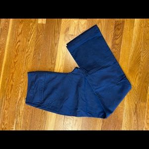 Boot cut, navy pants. Size 10. Old Navy